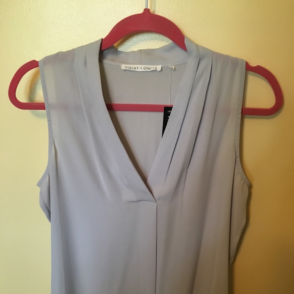 Violet + Claire sleeveless blouse